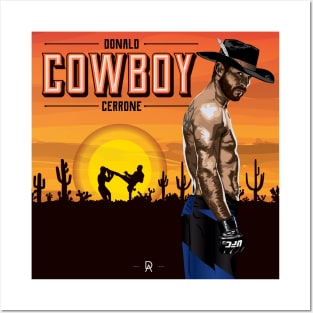 Cowboy Cerrone Sunset Posters and Art